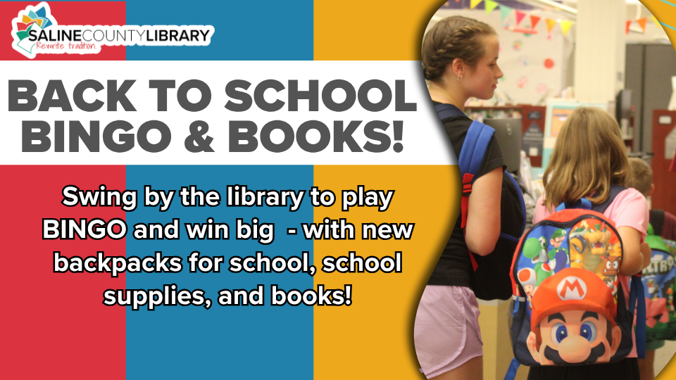Back to School BINGO & Books!