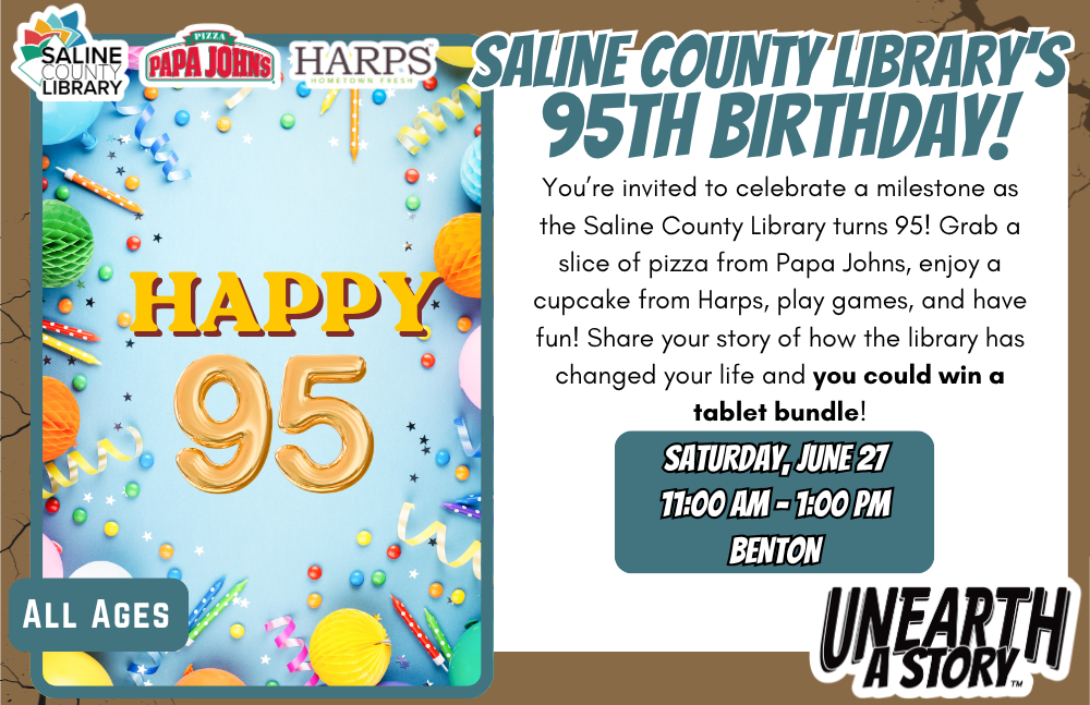 Saline County Library's 95 Birthday