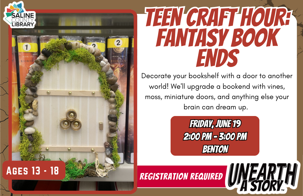 Teen Craft Hour: Fantasy Book Ends